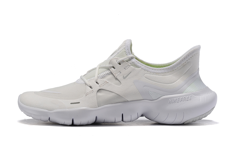 2020 Women Nike Freen Run 5.0 All White Shoes